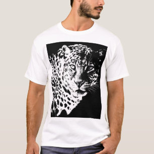 Manar T-Shirt Pop Art Template Animals Leopard Hea