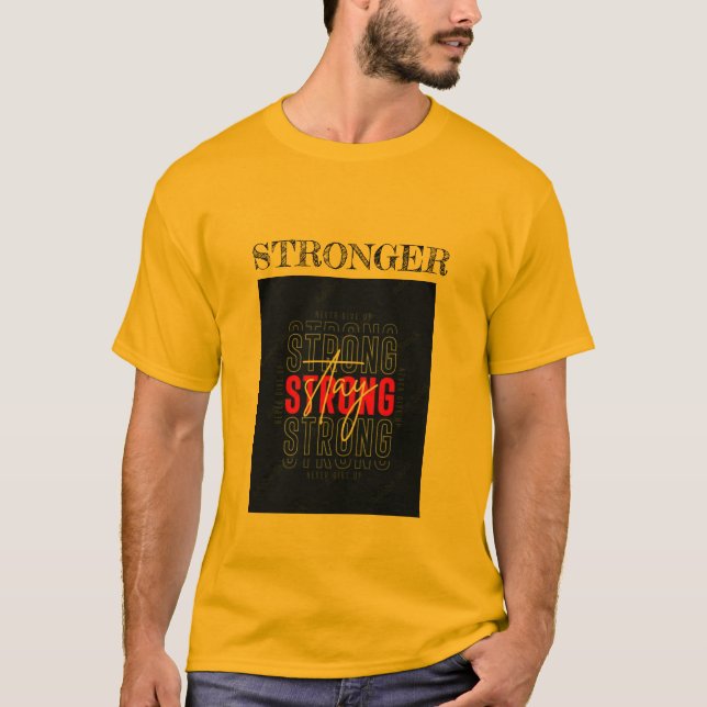 MANAR T SHIRT SPORT STRONGER SMOTHET (Framsida)