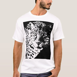 Manar T Shirts Pop Art Template Animals Leopard