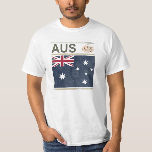 Manar T-tröja "Australien ", Tee (Framsida)