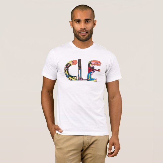 Manar T-tröja | CLEVELAND, OH (CLE) Tee Shirt (Hel framsida)