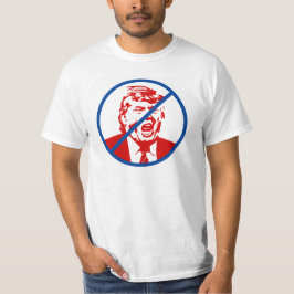 Manar T-tröja för förloraretrumf: "INGEN TRUMF ", Tee Shirt