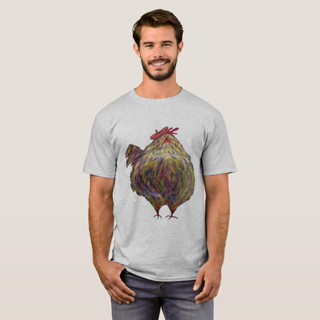 Manar T-tröja för franskhöna Tee Shirt (Hel framsida)