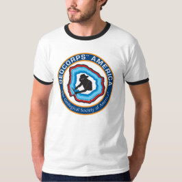 Manar T-tröja för GeoCorps Amerika Ringer T-shirt