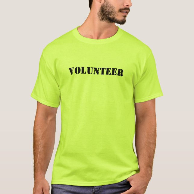 Manar T-tröja för händelsevolontär Tee Shirt (Framsida)