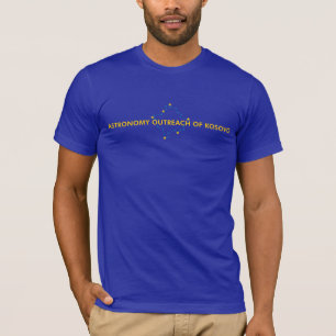 Manar T-tröja för Kosovo astronomi (blått) T Shirt