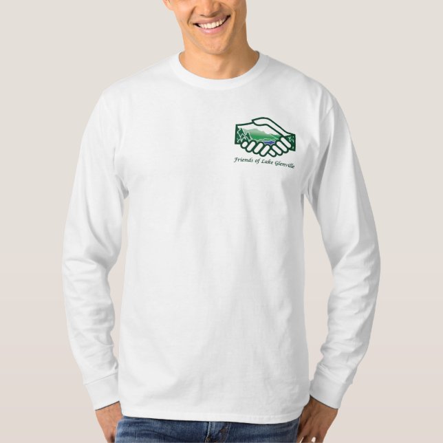 Manar T-tröja för långärmad för FLG grundläggande T-shirt (Framsida)