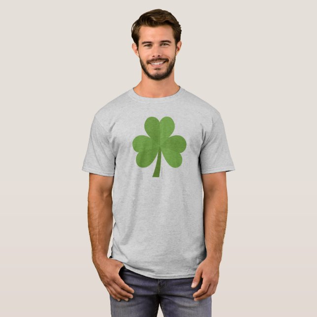 Manar T-tröja för saint patrick's dayShamrock Tee (Hel framsida)