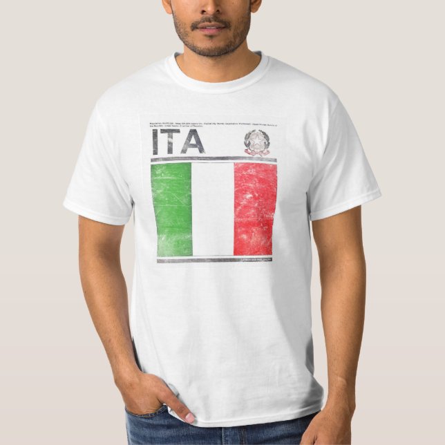 Manar T-tröja "italien ", T-shirt (Framsida)