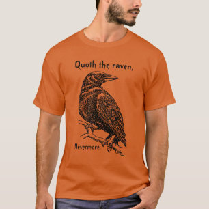 Manar T-tröja - korpsvarta Quoth det korpsvart, T Shirt