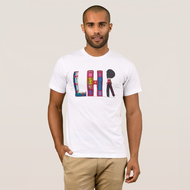 Manar T-tröja | LONDON, GB (LHR) Tee Shirt (Hel framsida)