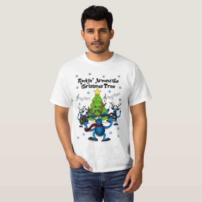 Manar Tacky skjorta för julhelgdag Tee Shirt (Hel framsida)