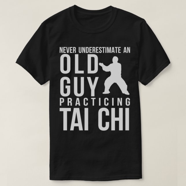 Manar Taiji Chuan martial Arts Chinese Shadow Boxi T Shirt (Design framsida)