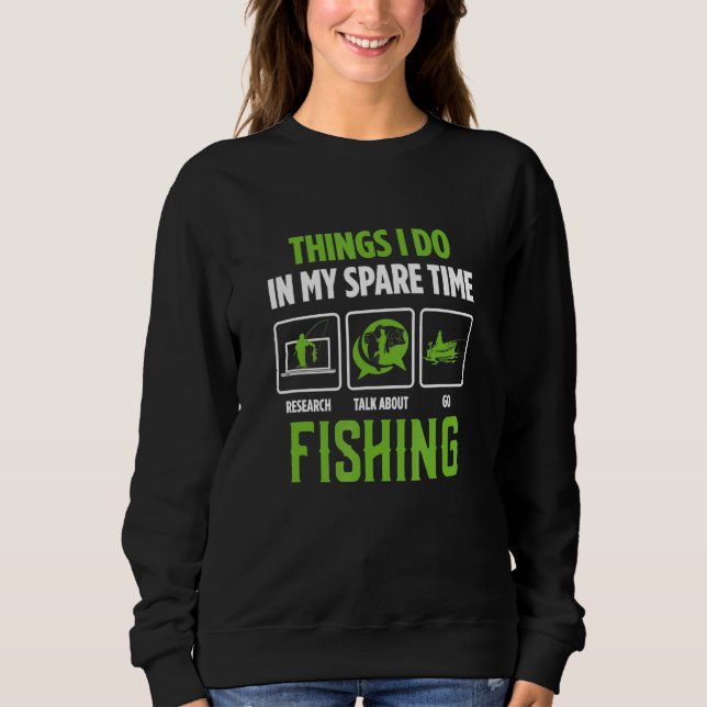 Manar talar om fiske och gå och fiska fiskare t shirt (Framsida)