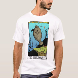 Manar tänder enorma Manatee T-tröja T-shirt