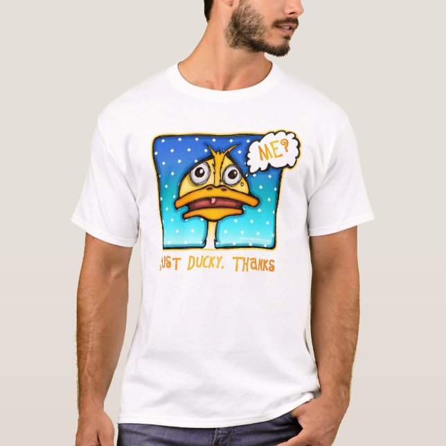Manar tänder T-tröja - precis DUCKY tack T-shirt (Framsida)