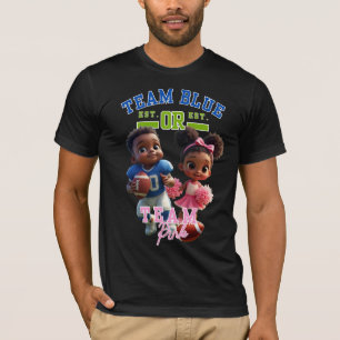 Manar Team Blue Team Rosa Gender Reveal T-shirt