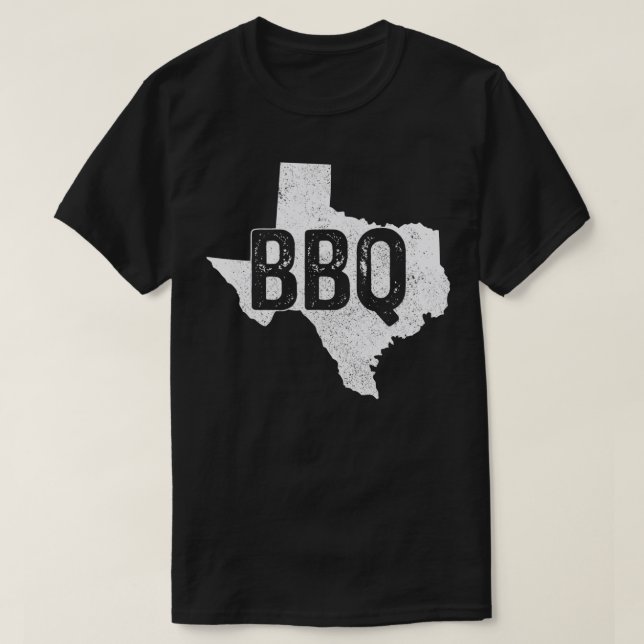 Manar Teas BBQ Grilling Chef State Karta Teas Barb T Shirt (Design framsida)