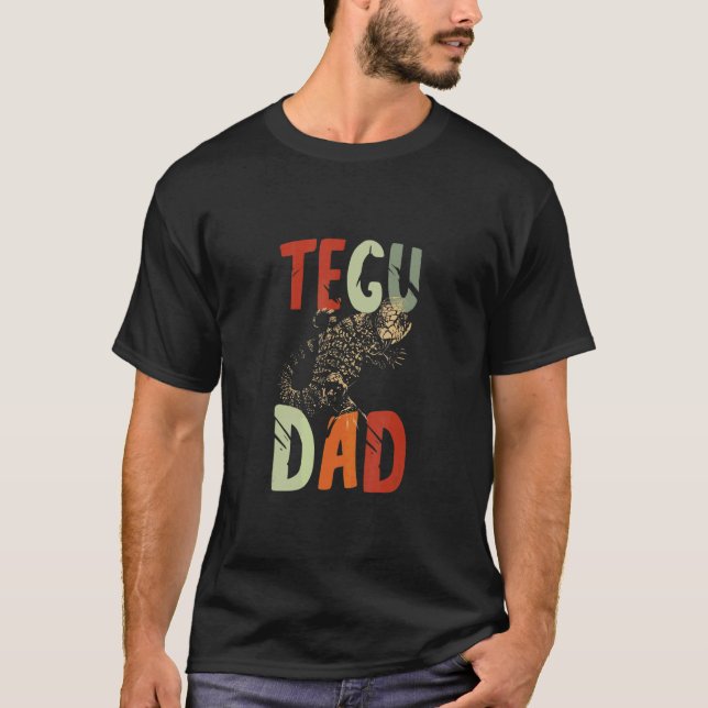 Manar Tegu Pappa Reptile Tegu Lizard Pet Tegu Owne T Shirt (Framsida)