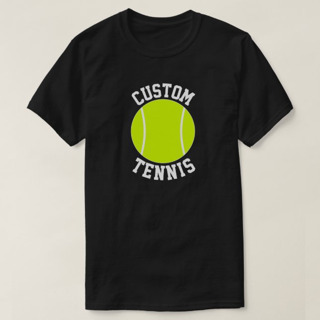 Manar Tennis Anpassningsbar Team Namn eller annan  T Shirt (Design framsida)