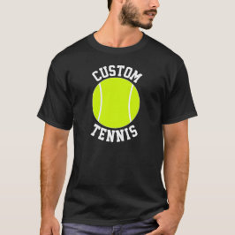 Manar Tennis Anpassningsbar Team Namn eller annan T Shirt
