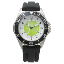 Manar Tennis Boll Krona Black Rubber Strap