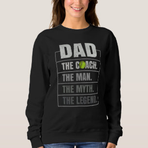 Manar Tennis Coach Pappa Man Myth Legend Tennis Fa T Shirt