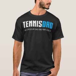 Manar Tennis Pappa , Funny Cute Fars dag Gift T Shirt