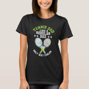 Manar tennis Pappa som en vanlig pappa-Coola T Shirt