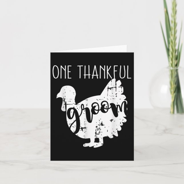 Manar Thanksgiving Gift från Bride för Par 1 Kort (Framsida)