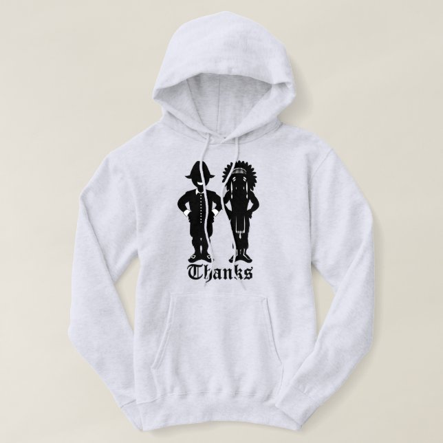 Manar Thanksgiving Hoodie Festive Helgdag Shirt (Design framsida)