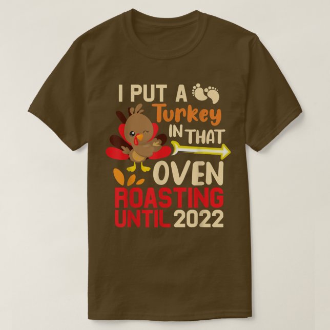 Manar Thanksgiving: Jag har lagt ett Turkiet i den T Shirt (Design framsida)