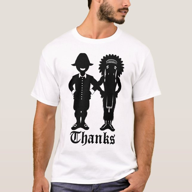 Manar Thanksgiving T-shirt Trendig Helgdag Jersey (Framsida)