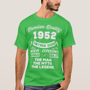 Manar The Man Myth Legend Vintage 1952 70th Birthd T Shirt