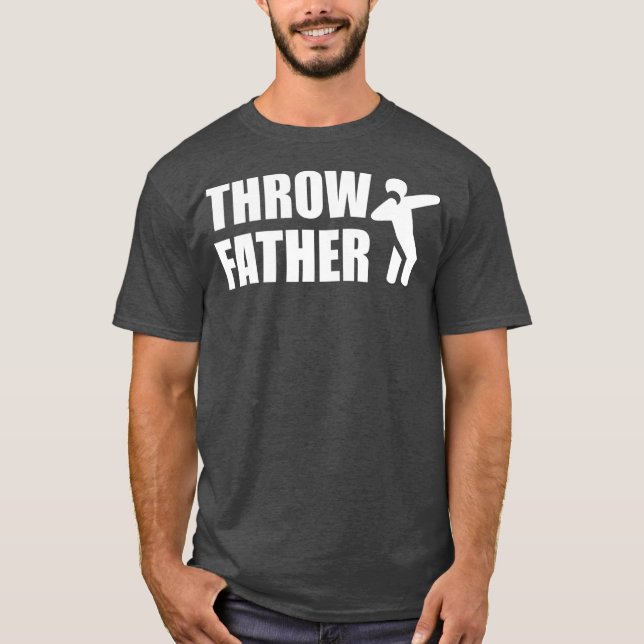 Manar Thets Far Shot Put Shot Putter  T Shirt (Framsida)