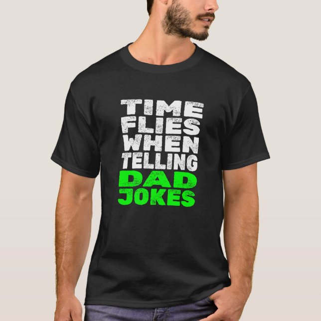 Manar-tiden börjar när Telling Pappa skämtar Far J T Shirt (Framsida)