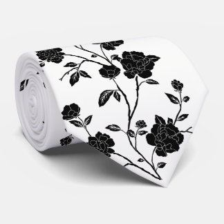 Manar Tie Blommigt Slips