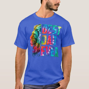 Manar Tie Dye Lejonare Kung Bästa Pappa någonsin F T Shirt