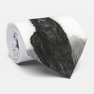 Manar Tie för design för älgfullvuxen hankronhj Slips