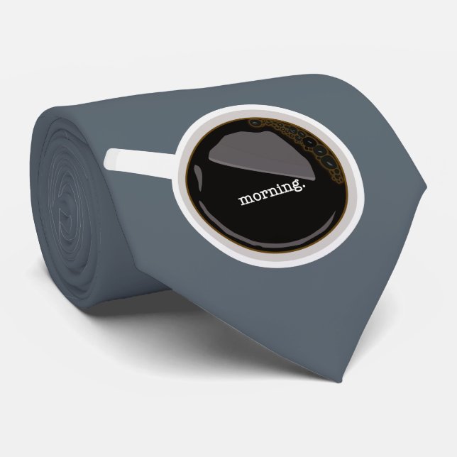 Manar Tie för morgonkaffe Slips (Rullad)