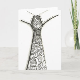 Manar Tie Greeting Card Kort