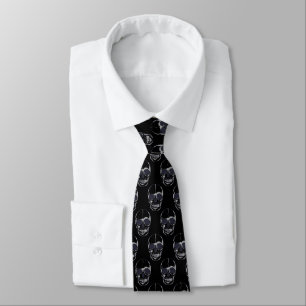 Manar Tie-Halloween Döskallar Slips