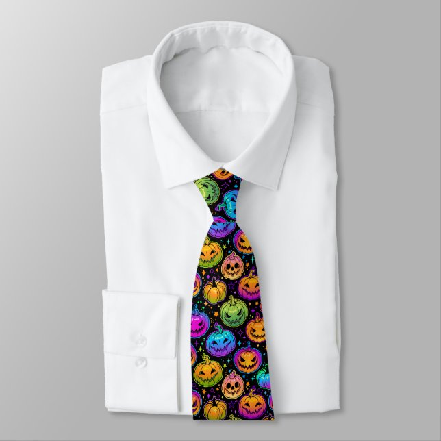 Manar Tie-Halloween Pumpkins Slips (Bunden)