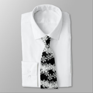 Manar Tie-jul Snöflingor Slips