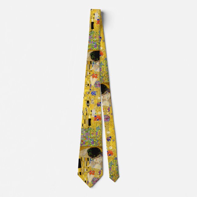 Manar Tie med Klimt's Kiss Slips (Framsida)