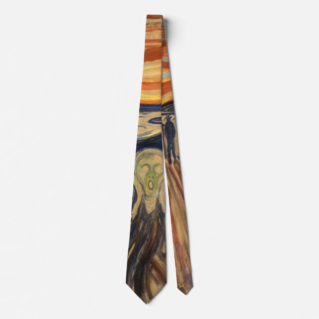 Manar Tie med Munch's Skräm Slips (Framsida)
