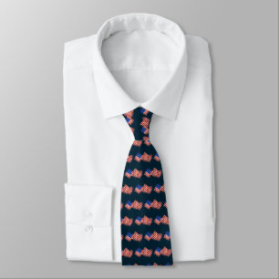 Manar Tie-Patriotic USA flagga Slips