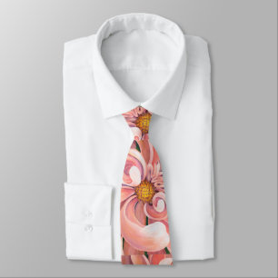 Manar Tie Peachy Dahlia Slips