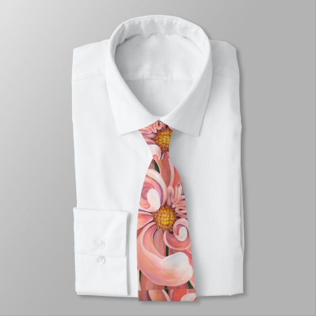Manar Tie Peachy Dahlia Slips (Bunden)