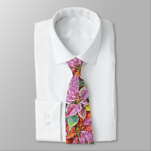 Manar Tie - SG Poinsettias Slips